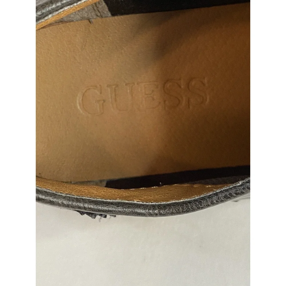 Guess Men Dress Shoes Brown Size 8 Low‎ Top Round Toe Oxford